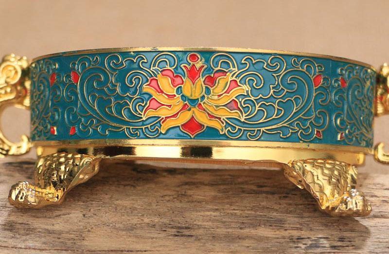 Antique Royal Tibetan Lotus Incense Burner Incense Holder