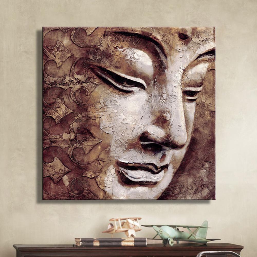 Buddha Wall Art, Buddha Canvas Painting