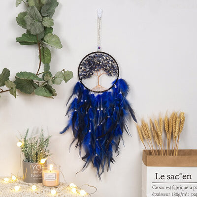 Lapis Lazuli Tree of Life Dream Catcher