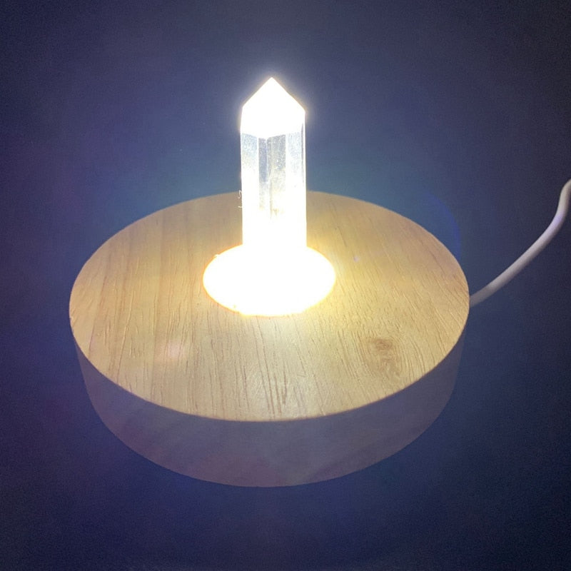 Natural Quartz Energy Generator Lamp