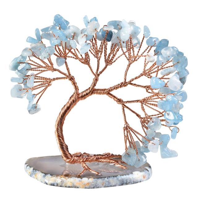 Season Of Serenity Aquamarine Bonsai Tree