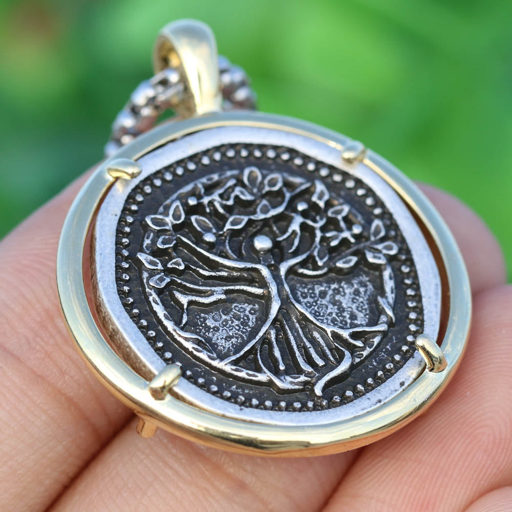 Tree of Life Ancient Medallion Necklace