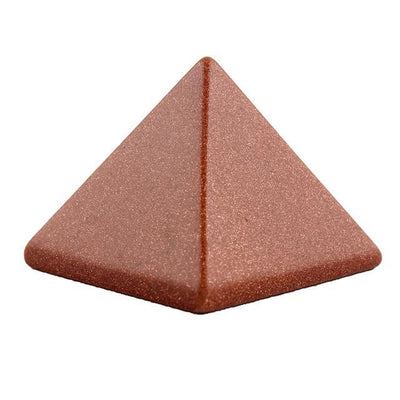 Reiki Charged Crystal Stone Pyramids Gold Sand Stone Crystals