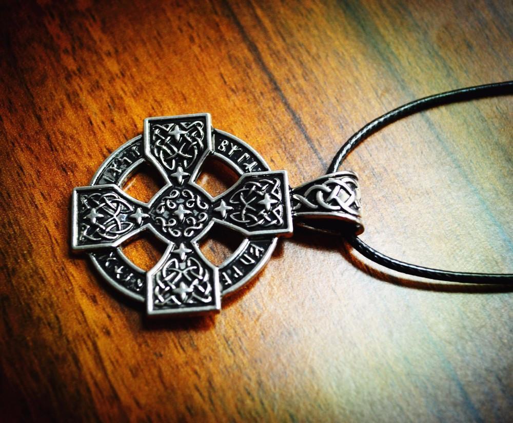 Viking Sun Cross Rune Necklace Necklaces