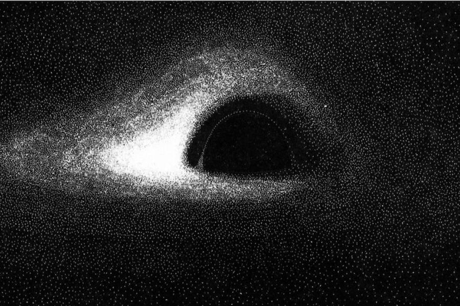 The First ‘Photo’ of a Black Hole, Created Using Punch Cards and India Ink