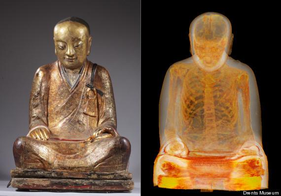 CT Scan Reveals Mummified Monk Inside Buddha Statue