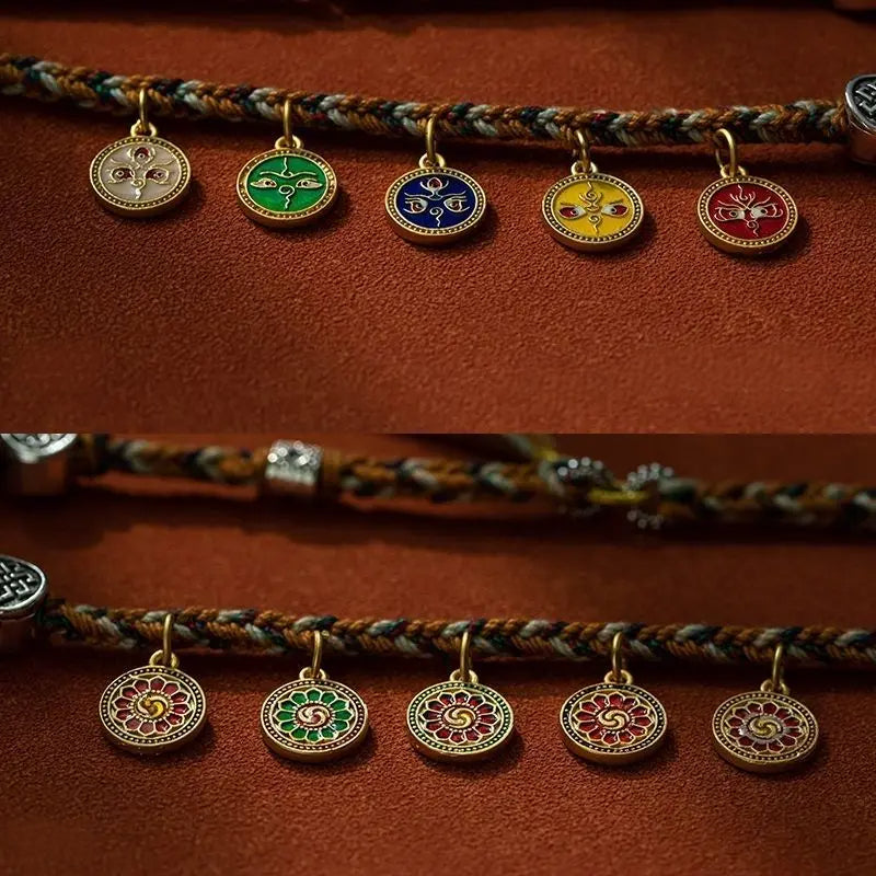 Manifest Abundance Tibetan Thangka Necklace