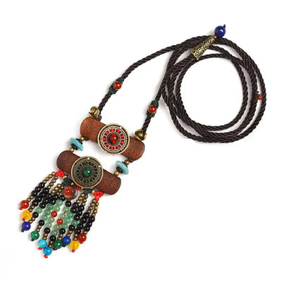 Ethnic Tibetan Harmonious Life Necklace