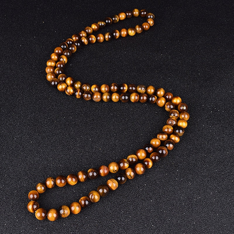 Tiger Eye Stone Beads Necklaces