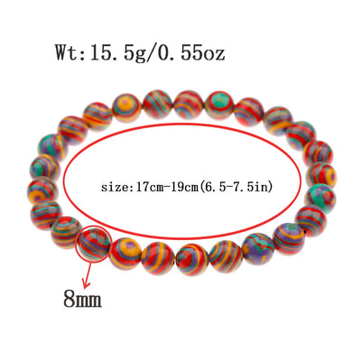 Joyfully Colored Beaded Bracelet