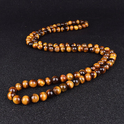Tiger Eye Stone Beads Necklaces