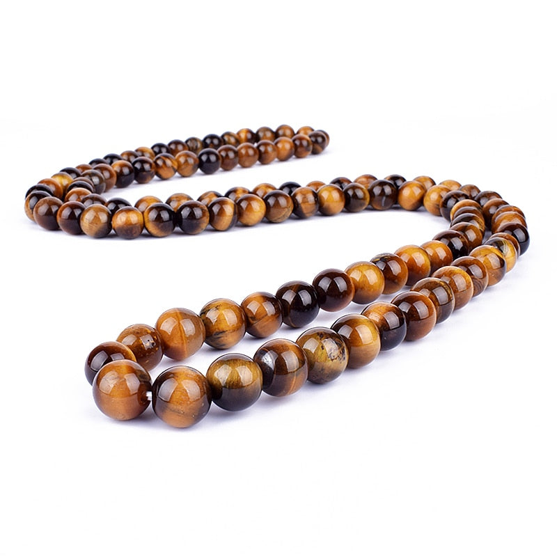 Tiger Eye Stone Beads Necklaces