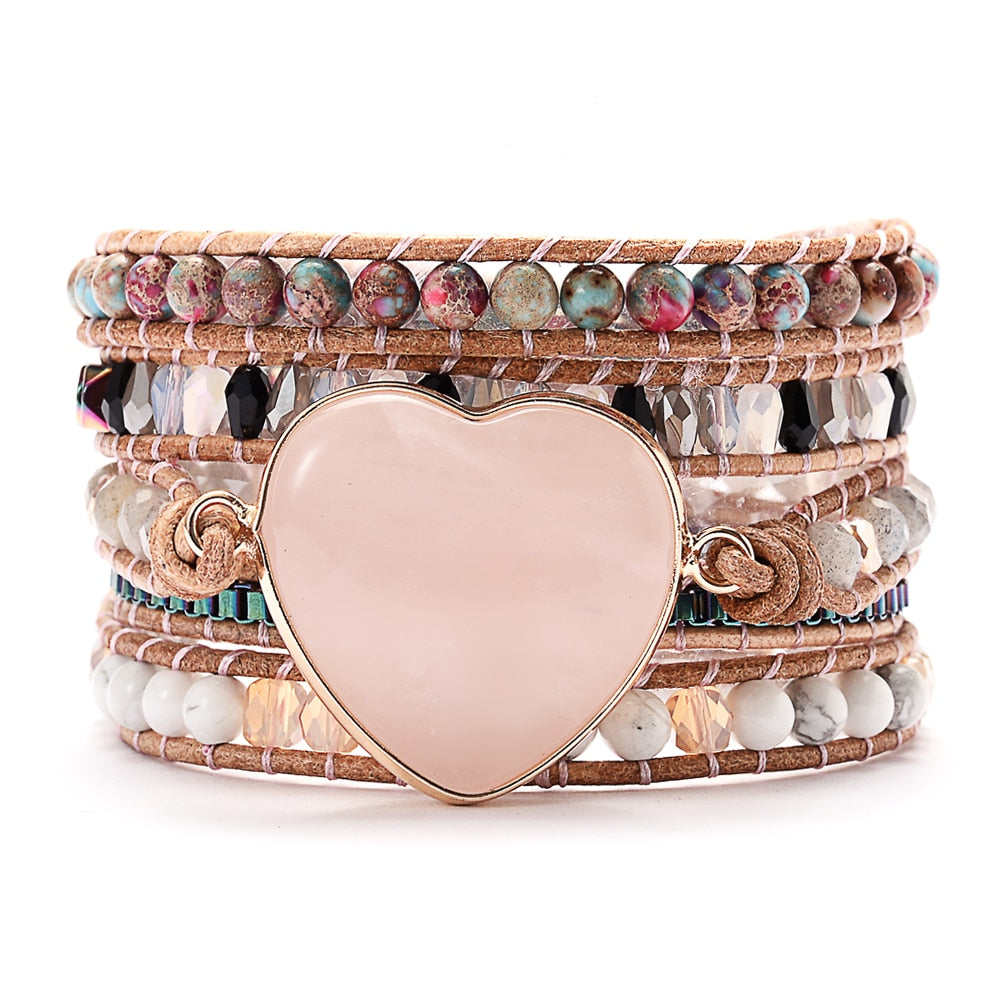 Love Harmony Rose Quartz Bracelet