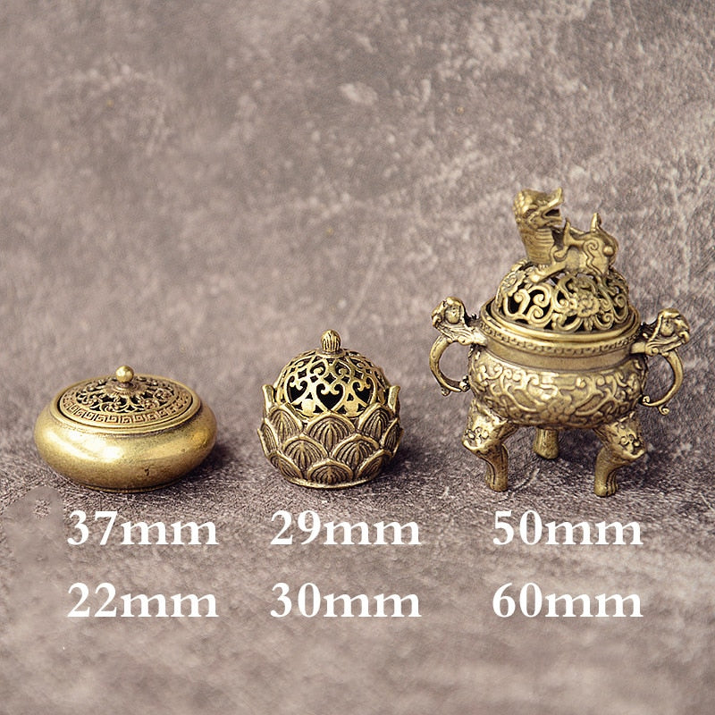 Antique Qilin Brass Censer