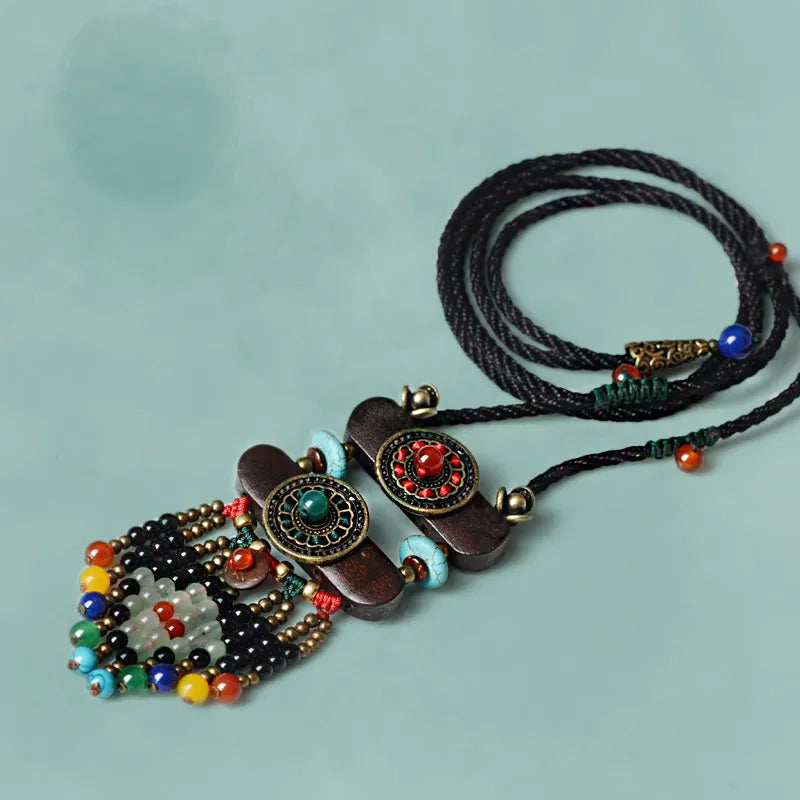 Ethnic Tibetan Harmonious Life Necklace