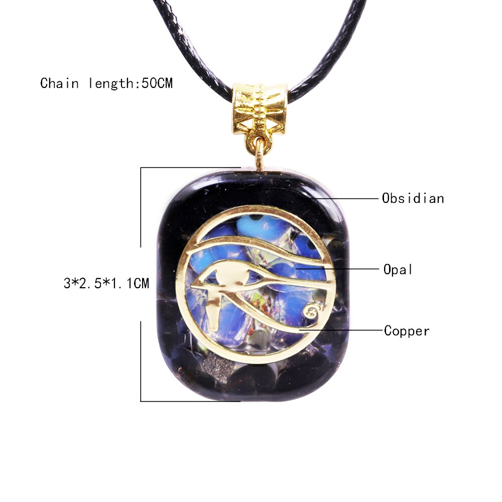  Eye Of Horus Orgone Necklace