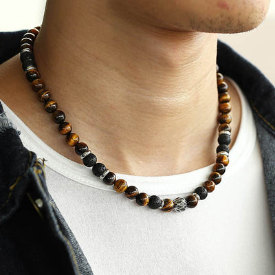 Take the Bull With Tiger Eyes Necklace