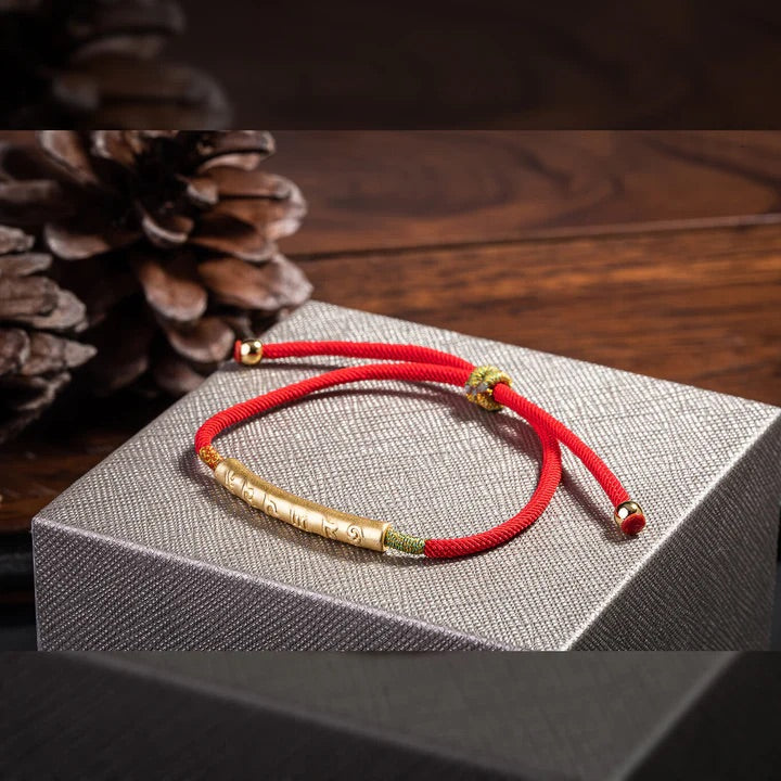 Powerful Protection-Gold Evil Eye Red String Bracelet | Karma and Luck
