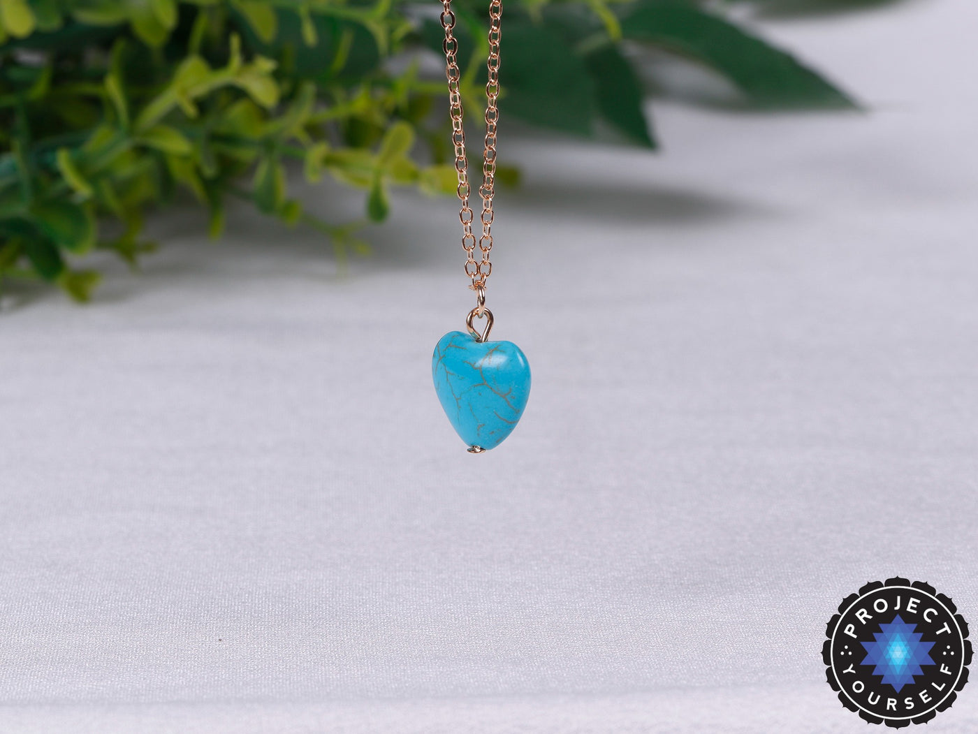 Heart Turquoise Stone Pendant