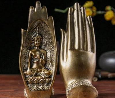 Buddha’s Twin Blessings Statue Set