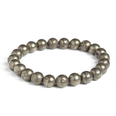 Natural Pyrite Bead Bracelets