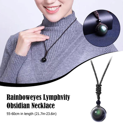Obsidian Thermotherapy Detox Necklace