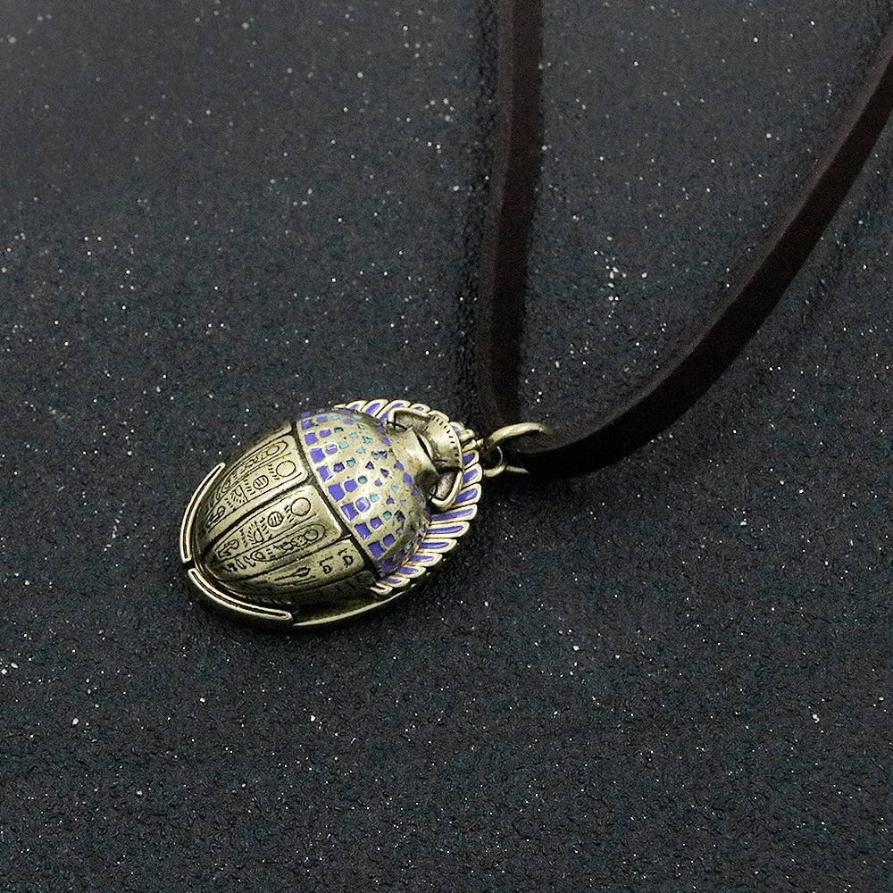 Moon Knight Scarab Compass Necklace