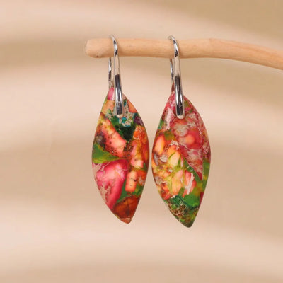 Autumn Imperial Jasper Drop Earrings