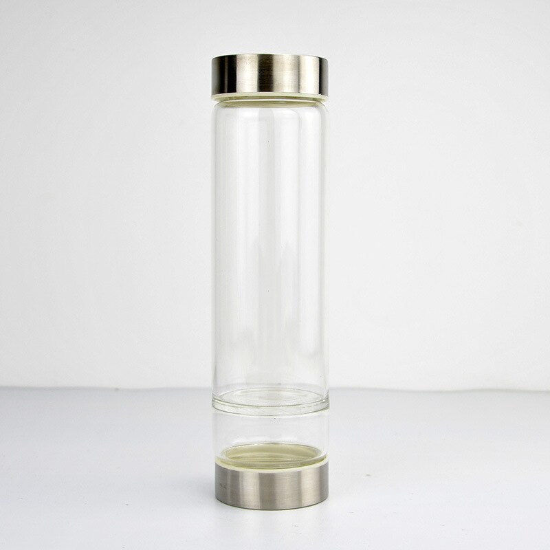 500ML Glass Water Bottle Crystal