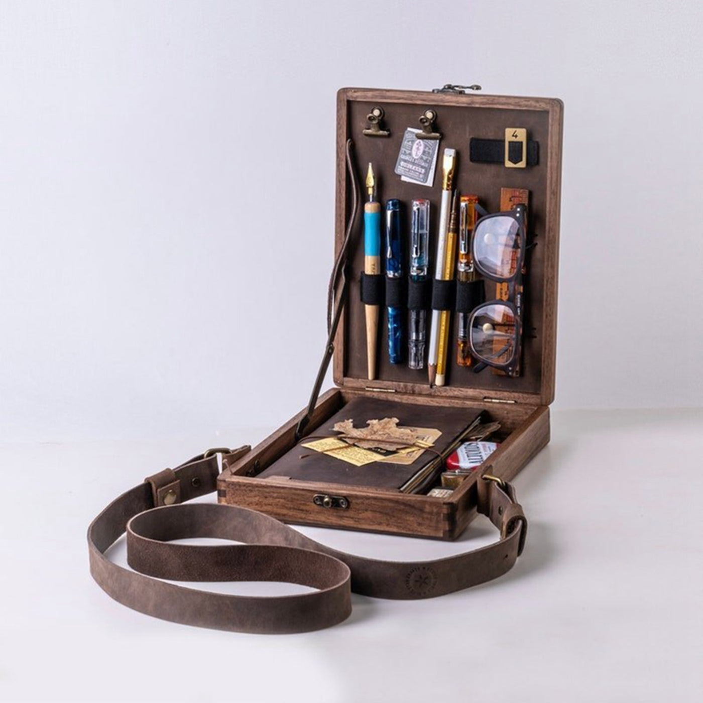 Old-School Writer's Wood Box Bags