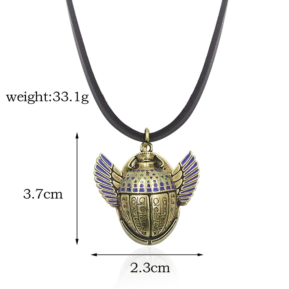 Moon Knight Scarab Compass Necklace