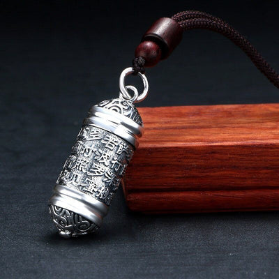 Retro Hollow Cylinder Necklace