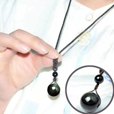 Obsidian Thermotherapy Detox Necklace