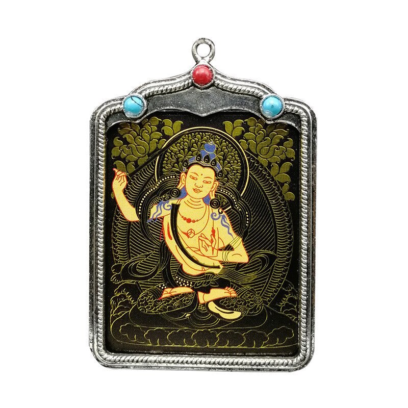 Tibetan Silver Amulet Necklace