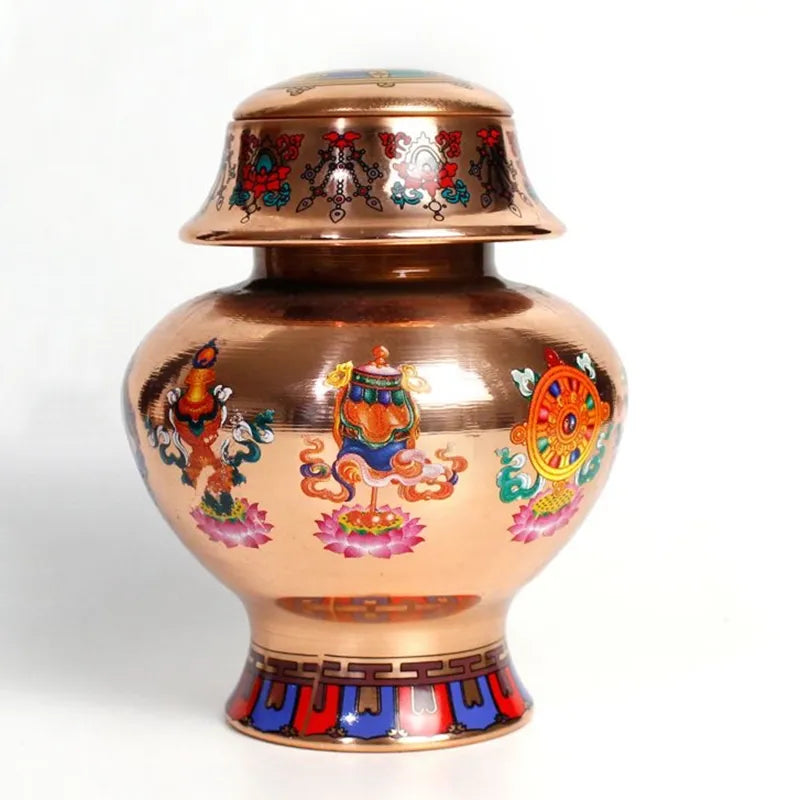Pure Copper Tibetan Bottle