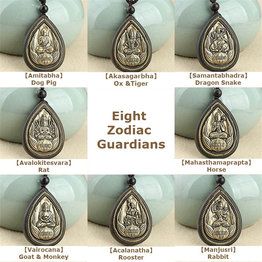 Eight Zodiac Guardians Pendant
