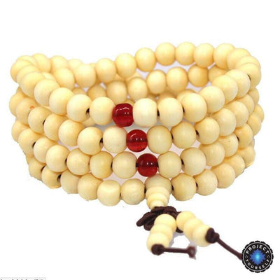 108 Rosewood Prayer Mala Beads Bracelet color 12