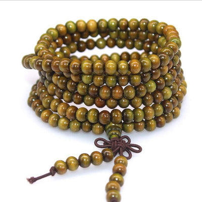 108 Rosewood Prayer Mala Beads Bracelet color 17