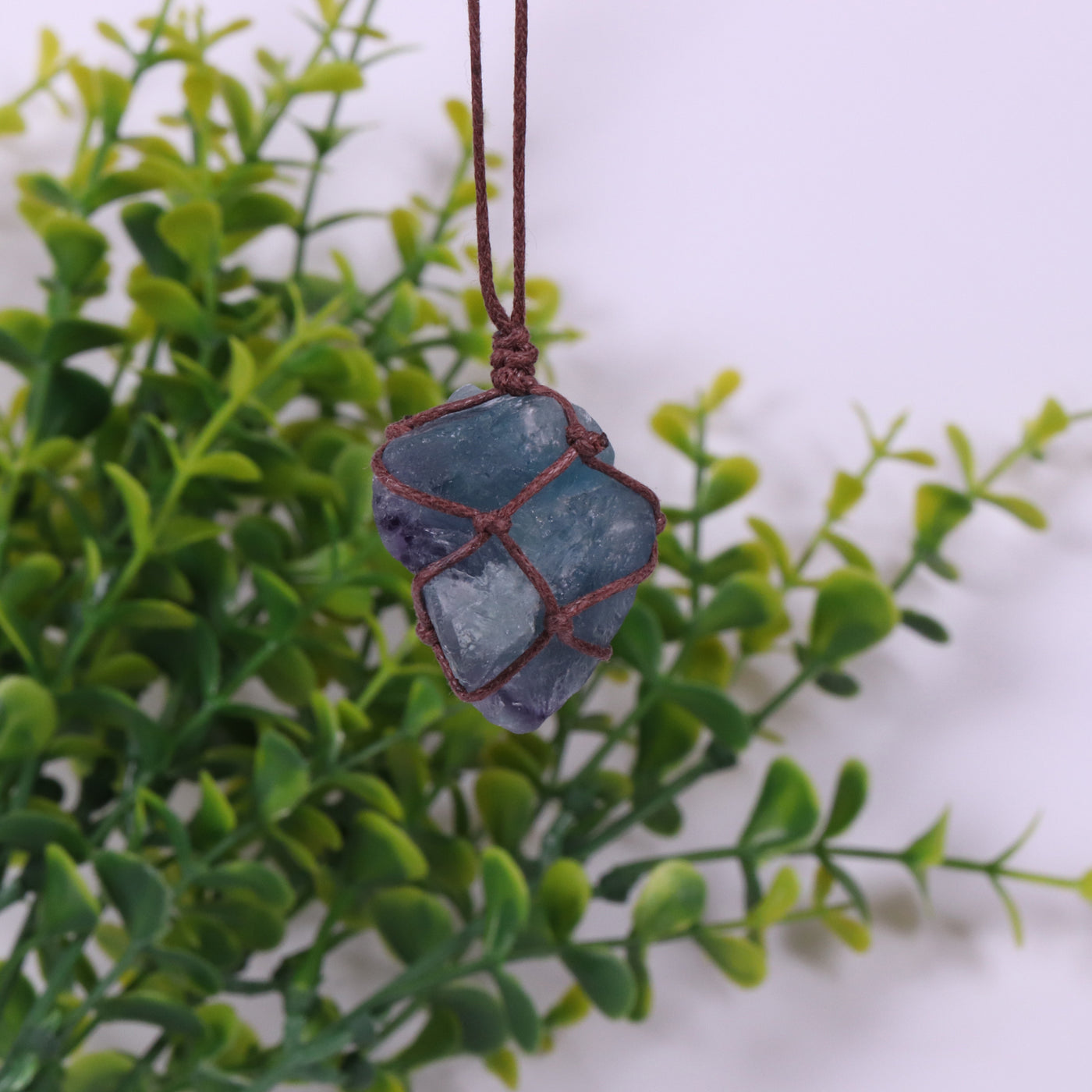 Dream Crystal Blue Fluorite Necklace