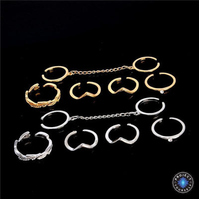 6-Piece Stackable Ring Set Rings
