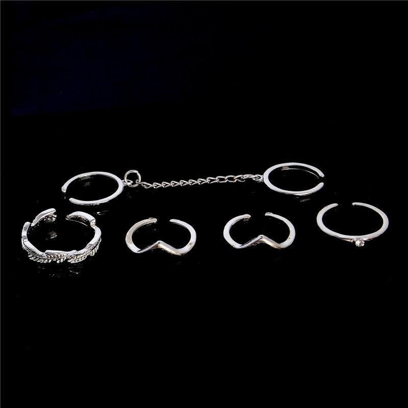 6-Piece Stackable Ring Set Rings