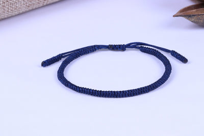 7 Chakra Lucky Handmade Buddhist Knots Rope Bracelet Third Eye Chakra Bracelet