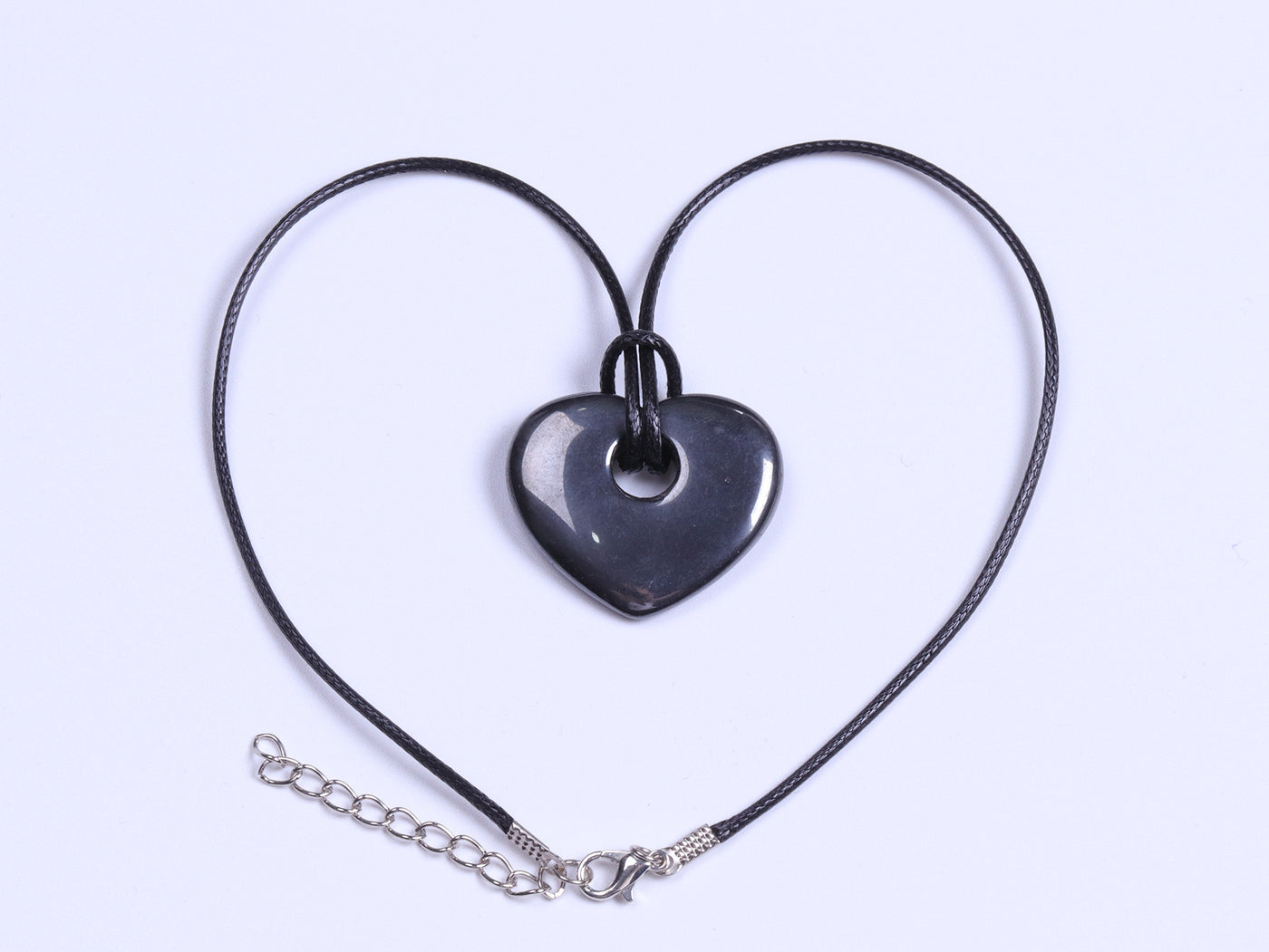 Healing Hematite Heart Necklace