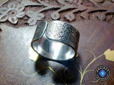 8 Auspicious Symbols Ring Rings