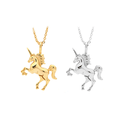 925 Sterling Silver Unicorn Necklace Necklace