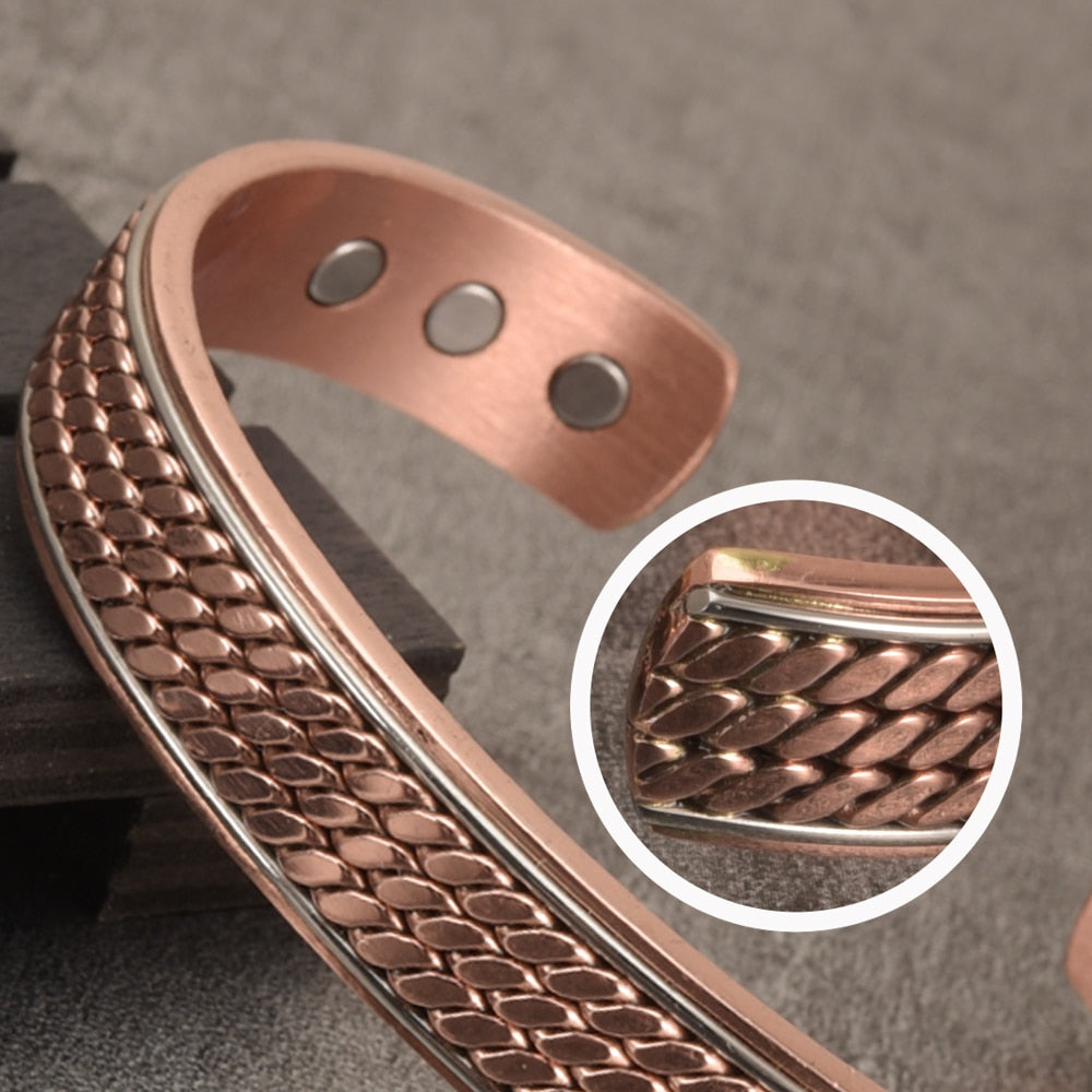 Twisted Pure Copper Bracelets