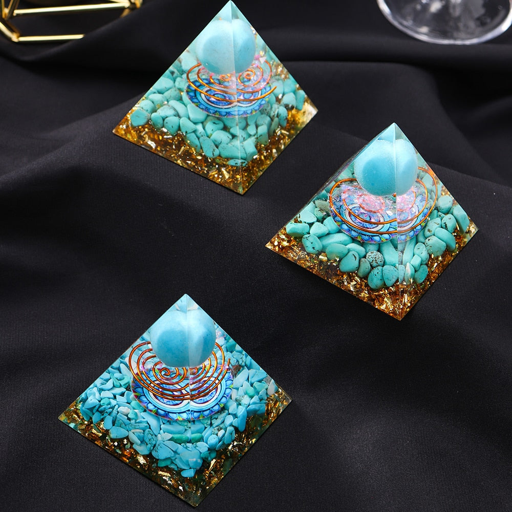 Tranquil Protection Turquoise Pyramid