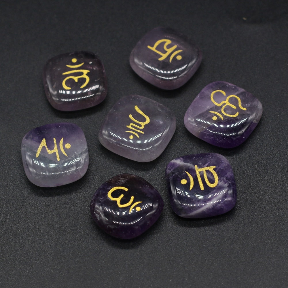 Intuitive Amethyst Rune Stone Set – Project Yourself