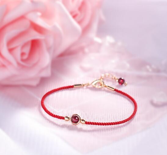 Divine Beauty Garnet Bracelet