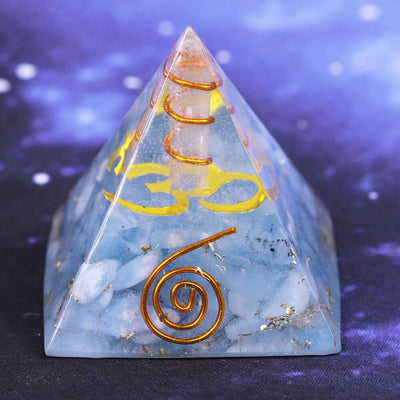 Soul Soothing Aquamarine Pyramid